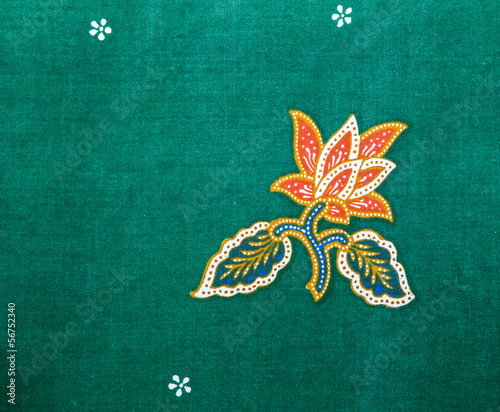 Obraz na płótnie Malaysia Batik Pattern