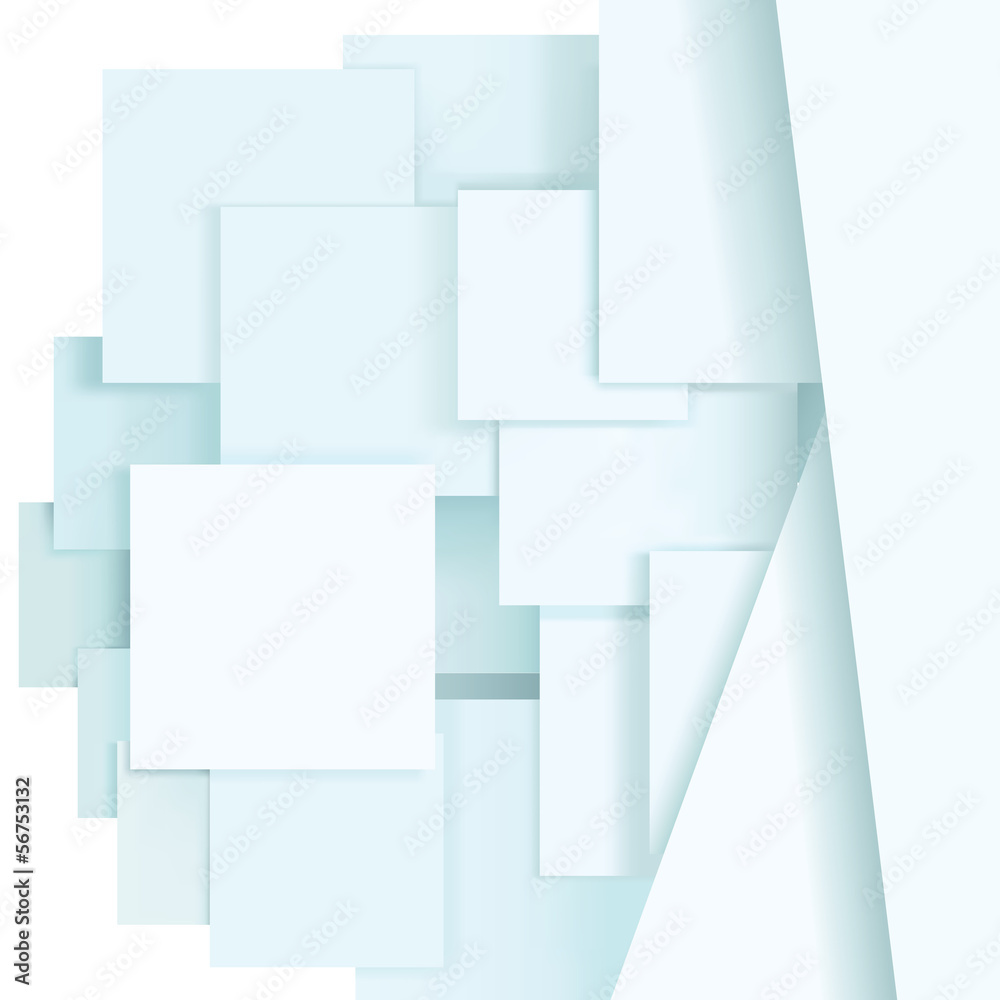 Overlapping squares - no transparency applied Overlapping squares - no transparency applied