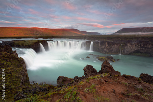 godafoss the waterfall of gods