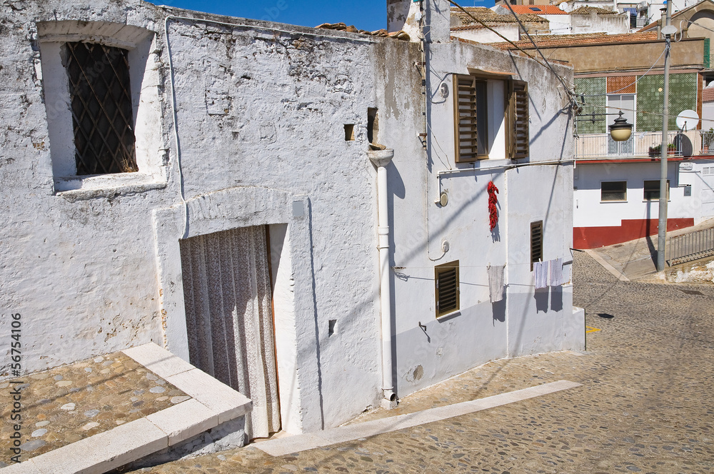 Alleyway. Pisticci. Basilicata. Italy.