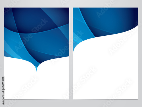 vector business brochure, flyer template