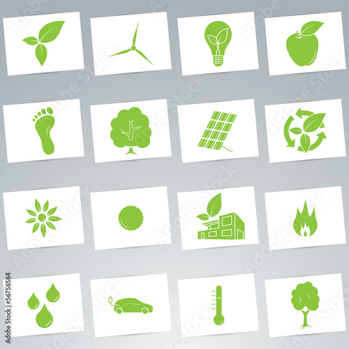 Green Ecology Icons