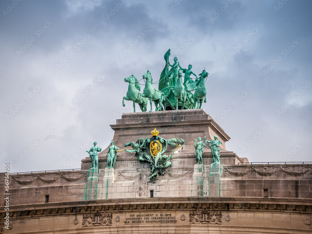 Arc de triomphe du parc du Centenaire de Bruxelles