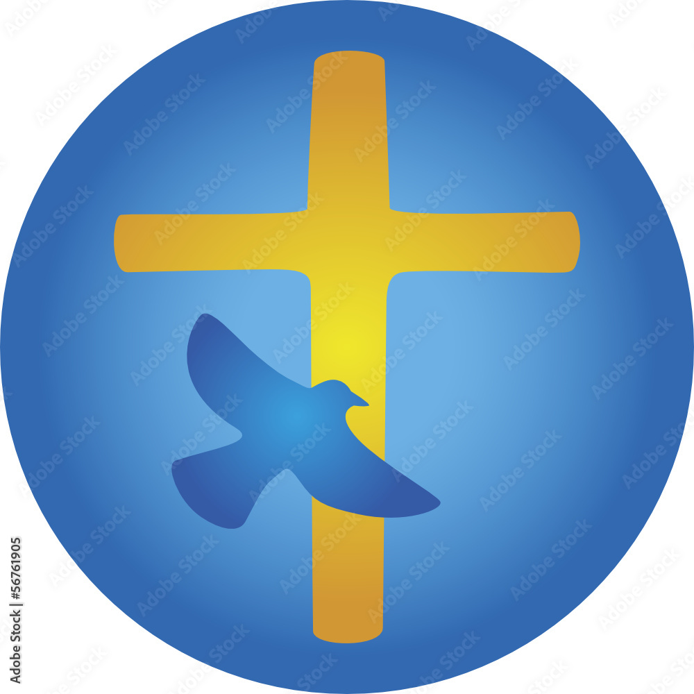 Obraz premium église logo