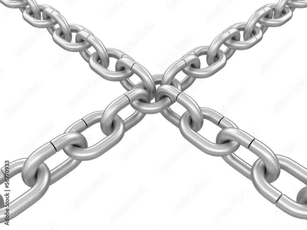 Obraz premium Chain (clipping path included)