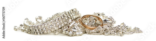 Shinny jewellery, isolated ...