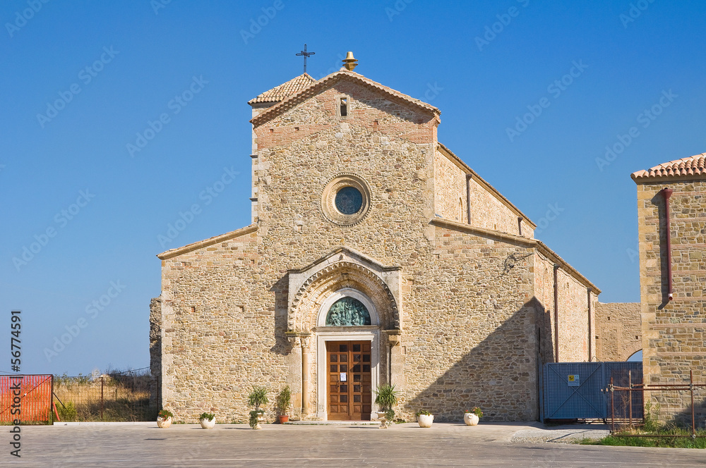 Abbey of Madonna del Casale. Pisticci. Basilicata. Italy.