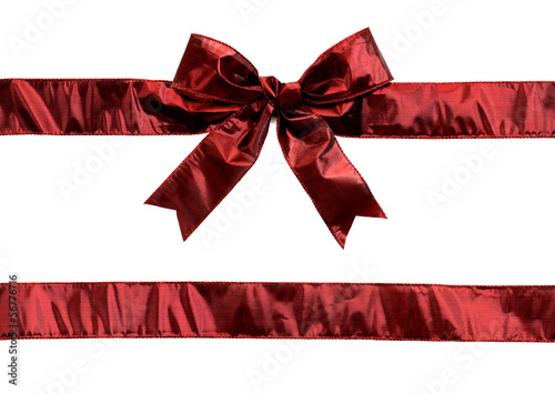 ribbon and bow with CLIPPING PATH