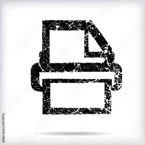 Grunge web icon