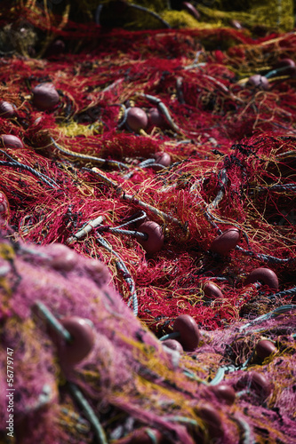 Fishing net. Marine background. © Netfalls