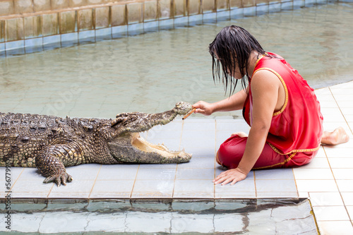 THAILAND, Kanjanaburi - SEPTEMBER 29: An unidentified zoo  of 