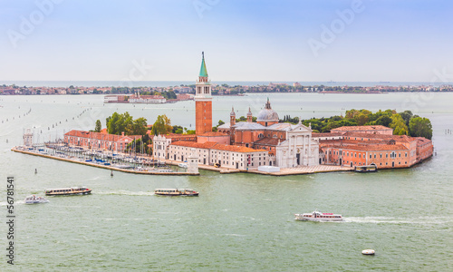 view of San Giorgio Island, Venice, Italy