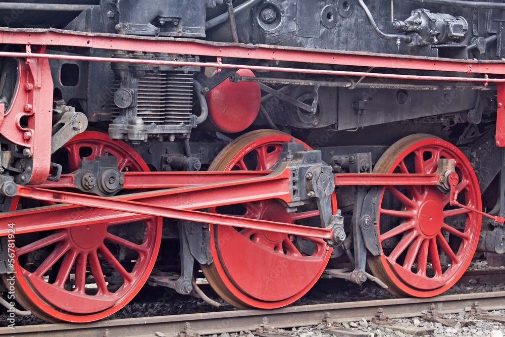 The details of steam locomotive