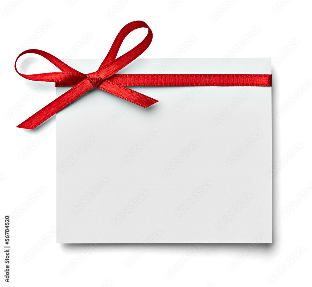 ribbon bow card note chirstmas celebration greeting ribbon bow card note chirstmas celebration greeting