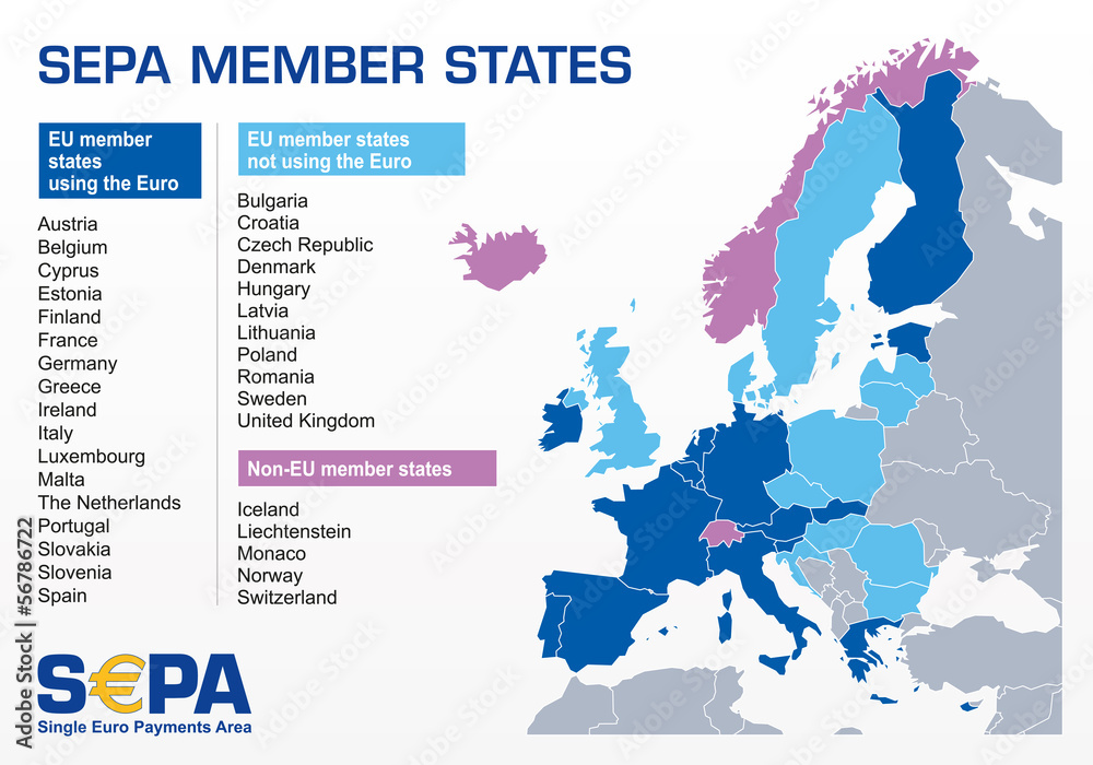 Sepa перевод. Sepa карта. Карта sepa внешний вид. Число участников sepa. CISG member States.