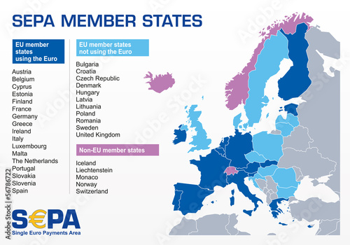 s€pa - sepa member states map