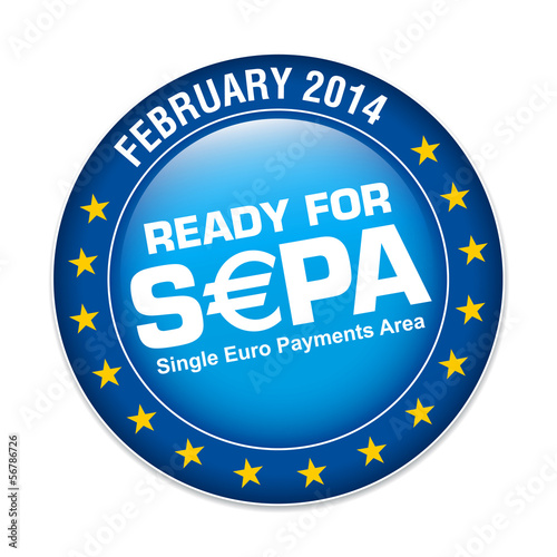 s€pa, ready for sepa, logo button