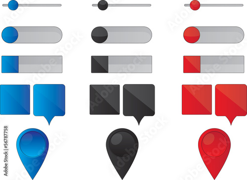 Web buttons and pointers