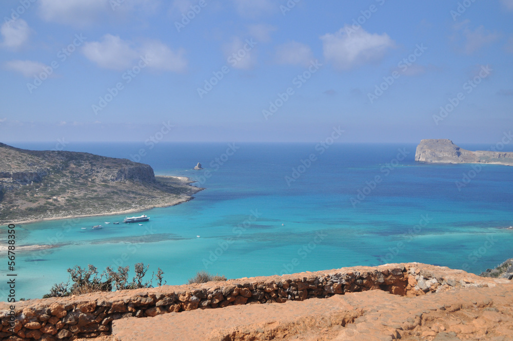 Fototapeta premium Coast of the island in the Aegean sea.