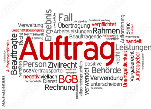 Auftrag (Auftraggeber, Beauftragte, Aufträge)