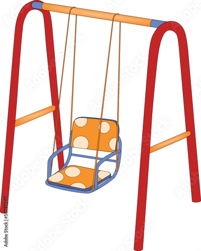 The children's swing