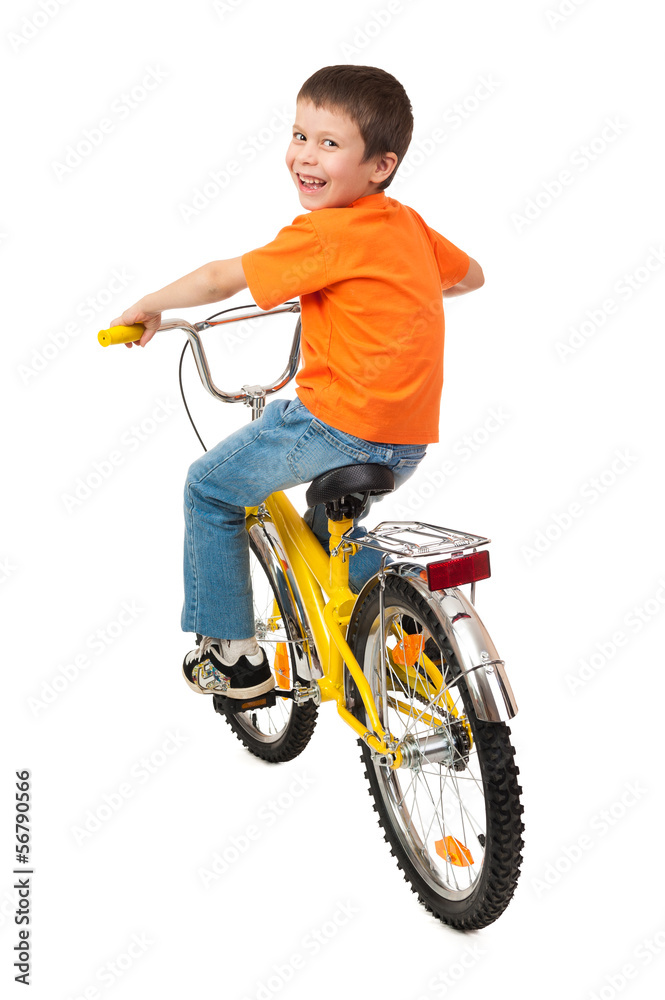 boy on bicycle boy on bicycle