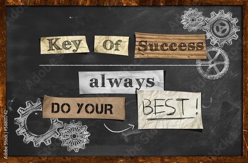 Do Your Best - Key Of Success photo