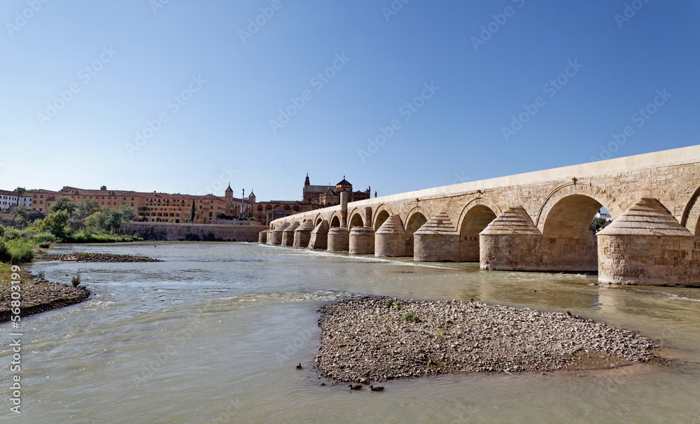 Puente romano de Córdoba. Pont Romain de Cordoue.