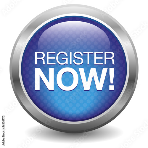 Blue Register now button