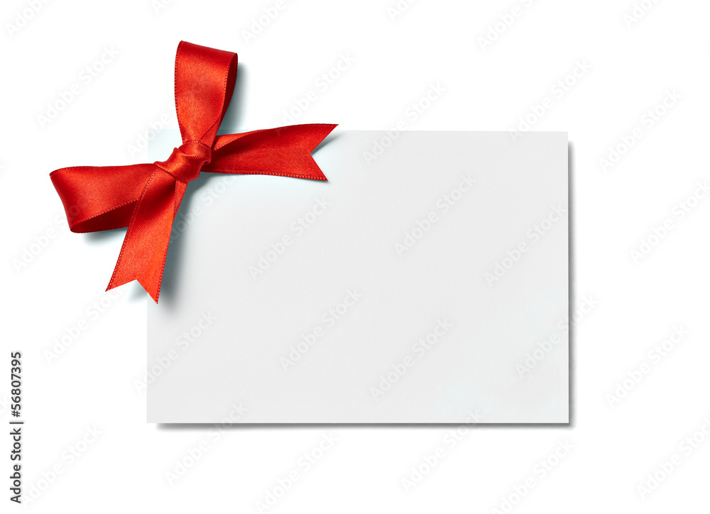 ribbon bow card note chirstmas celebration greeting ribbon bow card note chirstmas celebration greeting