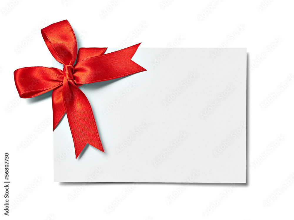 ribbon bow card note chirstmas celebration greeting ribbon bow card note chirstmas celebration greeting
