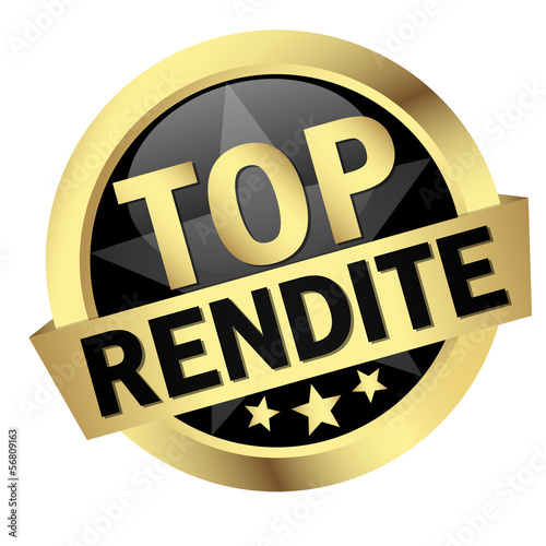 Button mit Banner " TOP RENDITE "