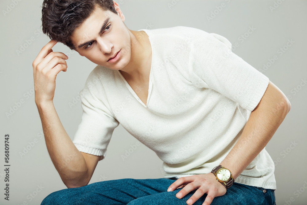 Fototapeta premium fashion man