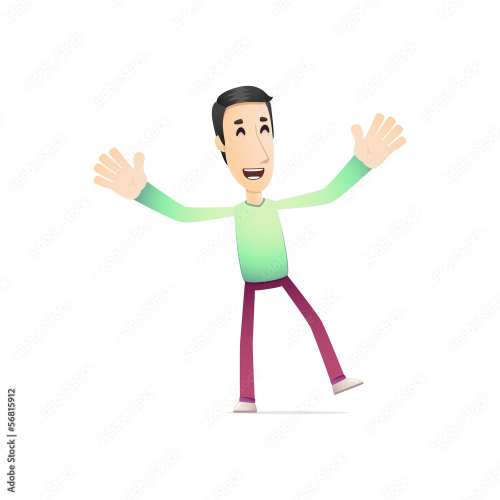 character in various poses for use in advertising, character in various poses for use in advertising,