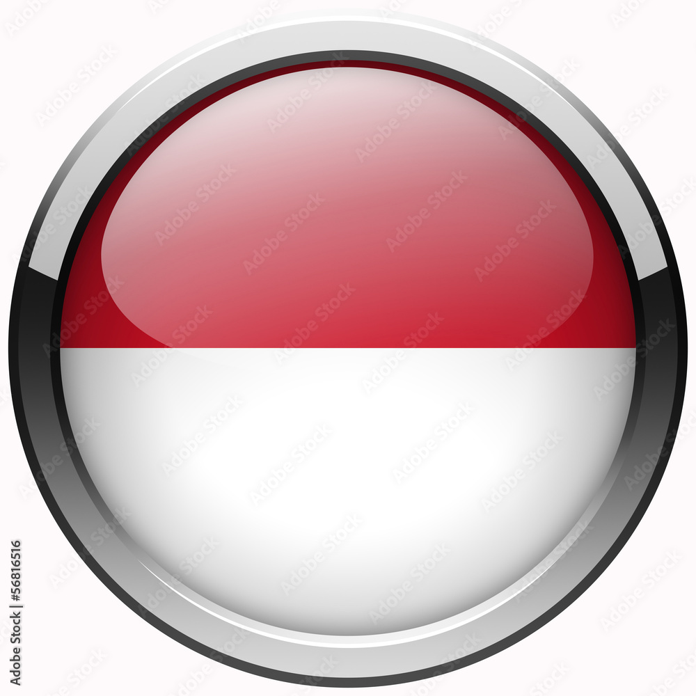 official national indonesia flag gel metal button official national indonesia flag gel metal button