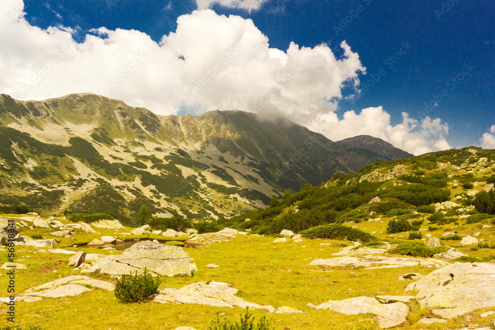 High mountain landscape