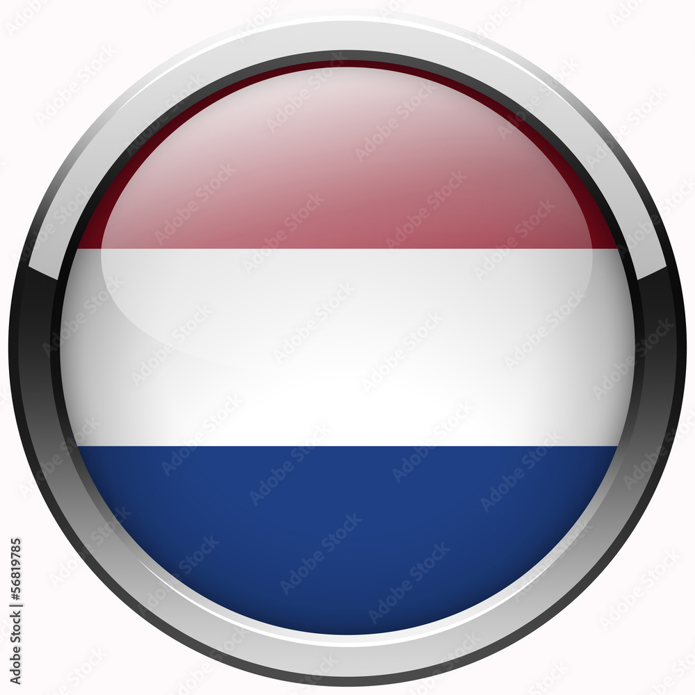 netherlands official flag gel metal button netherlands official flag gel metal button