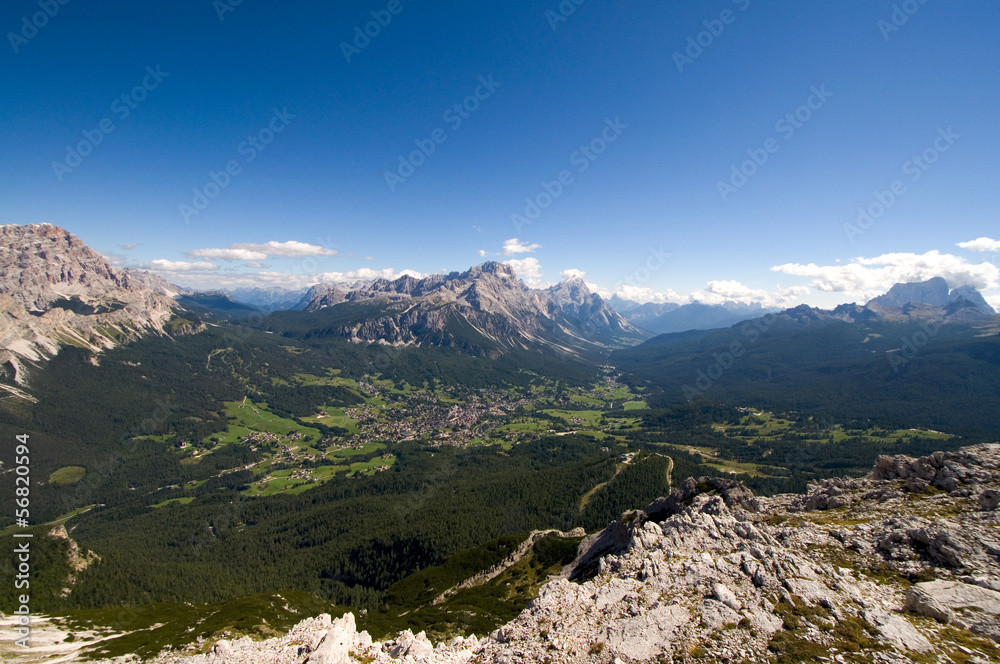 Fototapeta premium Cortina d´Ampezzo - Dolomiten - Alpen