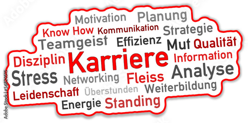 Karriere Wolke Erfolg  #131003-svg01