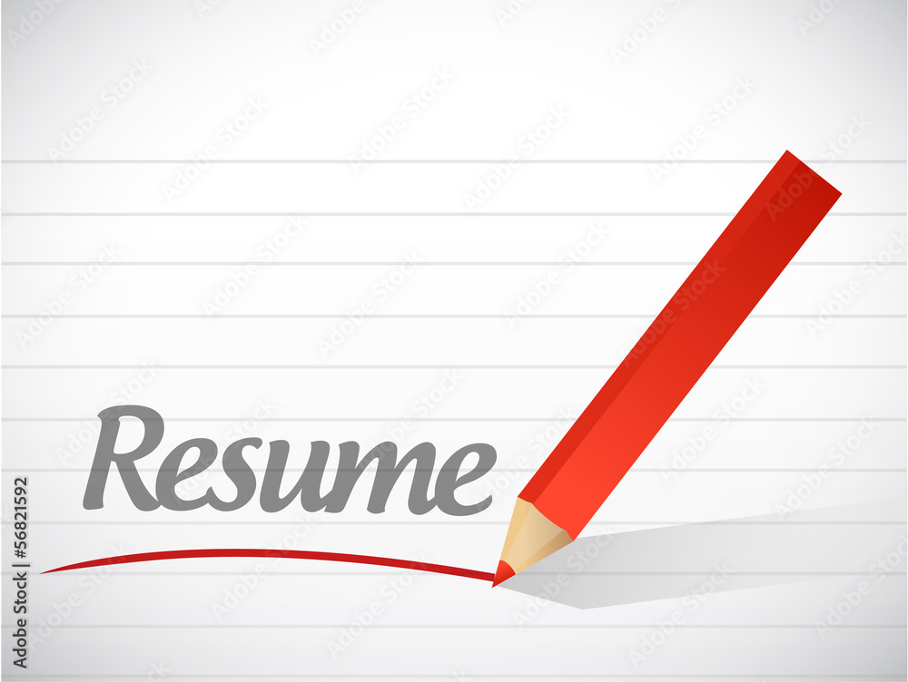 resume message written resume message written