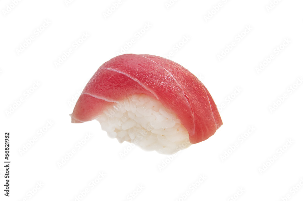 Japanese rolls in a restaurant with fish and vegetables Japanese rolls in a restaurant with fish and vegetables