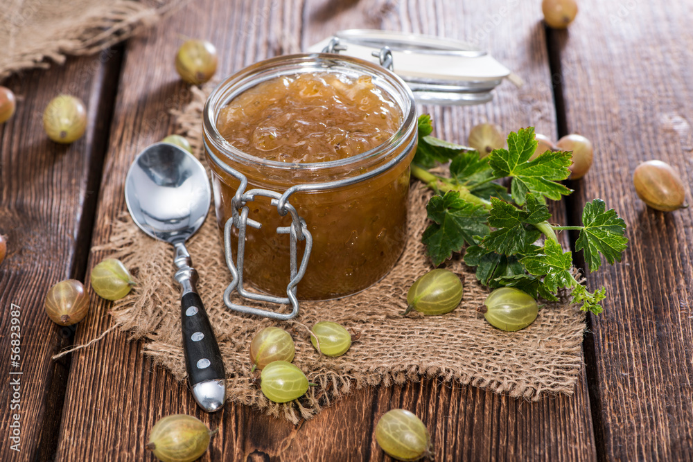 Portion of Gooseberry Jam Portion of Gooseberry Jam