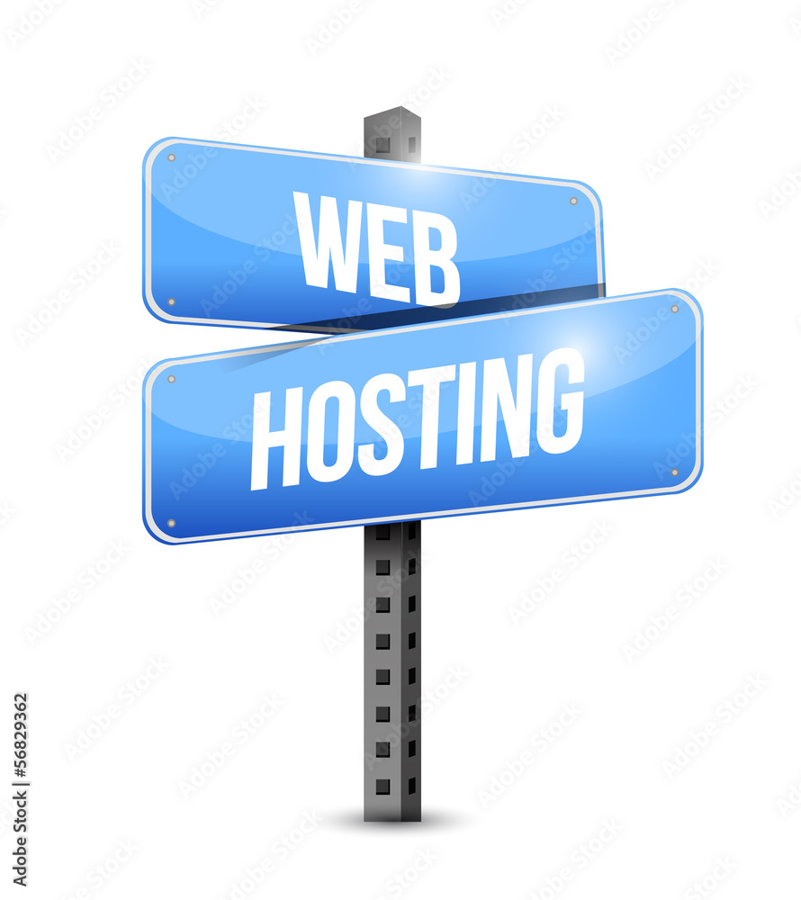 web hosting road sign illustration design web hosting road sign illustration design
