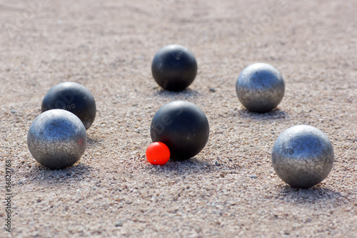 pétanque point boule noire
