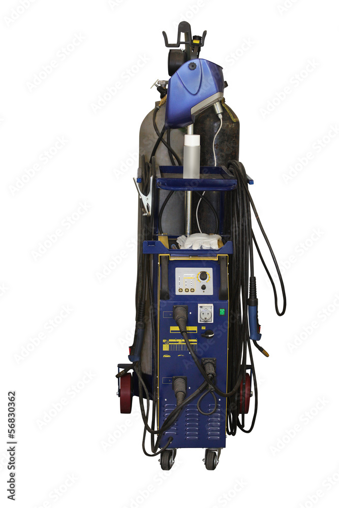 Naklejka premium welding machine