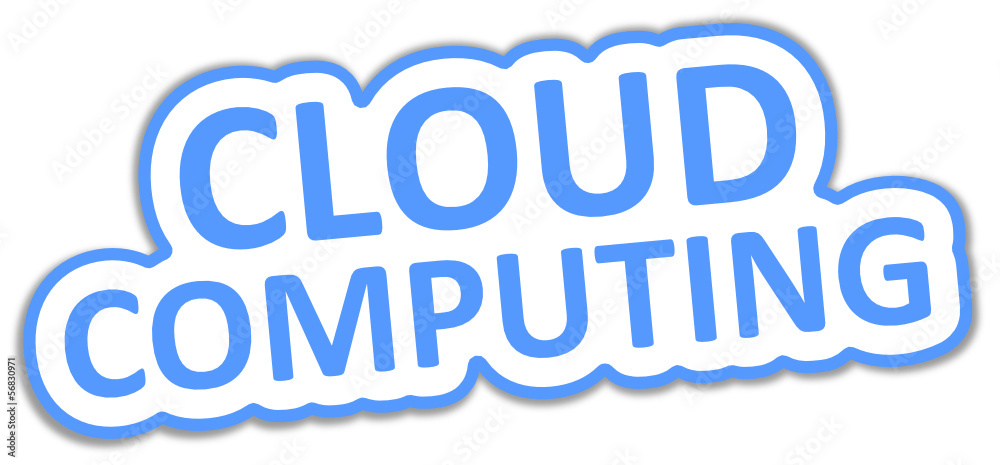 Cloud Computing Wolke blau #131003-svg07 Cloud Computing Wolke blau #131003-svg07
