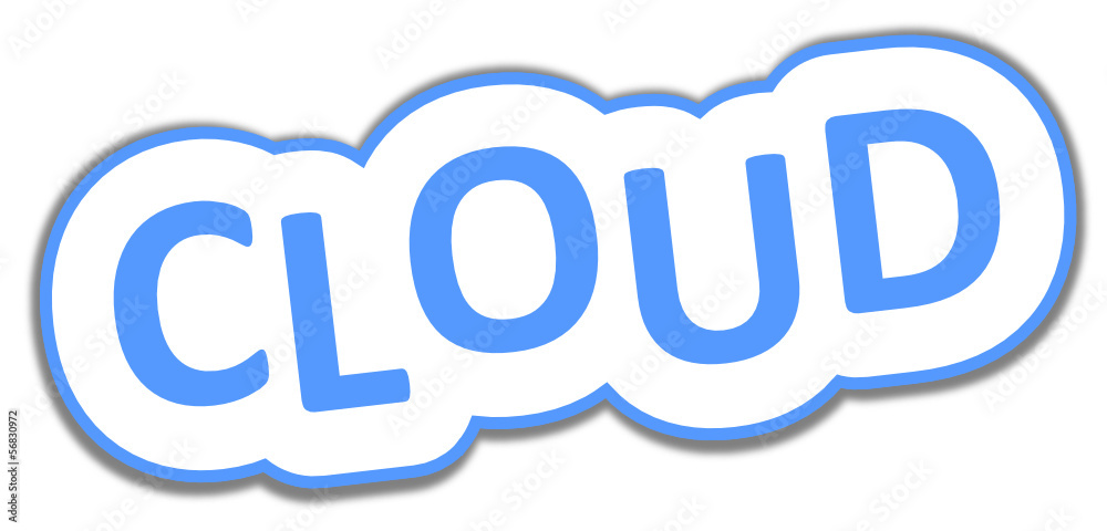 Cloud Computing Wolke blau #131003-svg06 Cloud Computing Wolke blau #131003-svg06