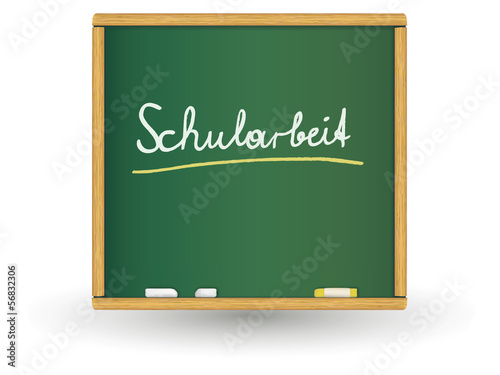 Schreibtafel - Schularbeit