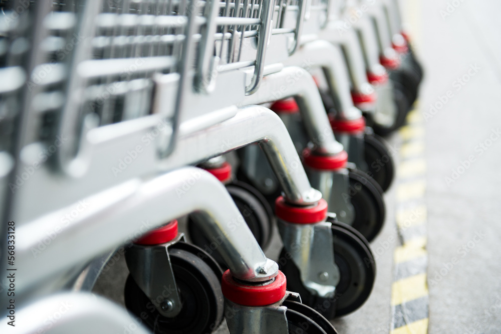 empty shopping carts