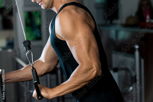 Triceps Pulldown Workout photo